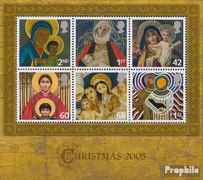 Produktbild von Briefmarken Großbritannien 2005 Mi Block29 (kompl.Ausg.) postfrisch Weihnachten