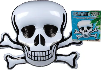 Produktbild von Aufblasbare Totenkopf ca.135x110cm