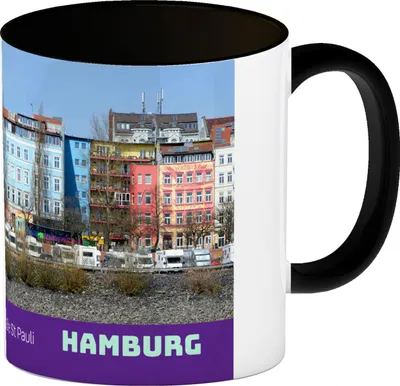 Produktbild von streetline Hamburg Hafenstraße St Pauli Tasse