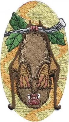 Produktbild von Aufnäher - Fledermaus - 00378 - Gr. ca. 5,5cm x 10cm