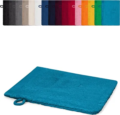 Produktbild von Waschhandschuh 15x21 cm Waschlappen 100% Baumwolle, Farbe: Türkis