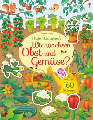 Produktbild von Mein Stickerbuch: Wie wachsen Obst und Gemüse?