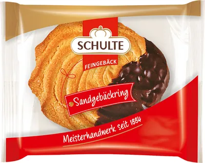 Produktbild von Schulte Sandgebäckringe m. Schokolade 1600g