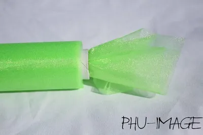 Immagine prodotto di Organza decorativa 48 cm 1 rotolo verde chiaro