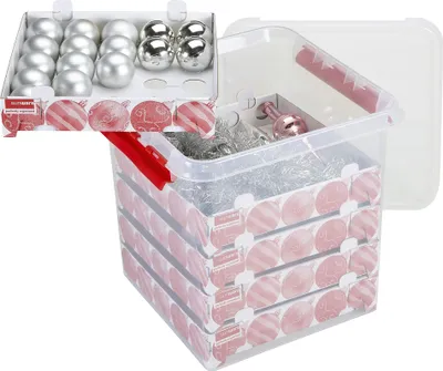 Obrázok produktu pre Krabica na vianočné gule Q-LINE 125 – s priehradkami na 125 gúľ