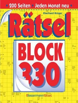 Obrázek produktu pro Rätselblock 330 (5 Exemplare à 2,99 EUR)