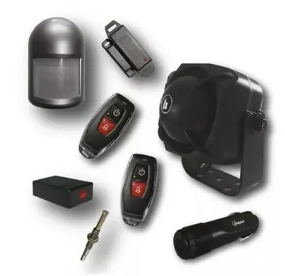 Immagine prodotto di BEEPER XR5CC, allarme per auto, senza fili, nero, 118 dB, batteria ricaricabile, 12 V
