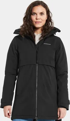 Zdjęcie produktu dla DIDRIKSONS HELLE WNS PARKA 5 BLACK Damen Mantel Parka wattiert BLACK 38