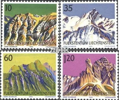 Produktbild von Briefmarken Liechtenstein 1990 Mi 1000-1003 (kompl.Ausg.) gestempelt Freimarken