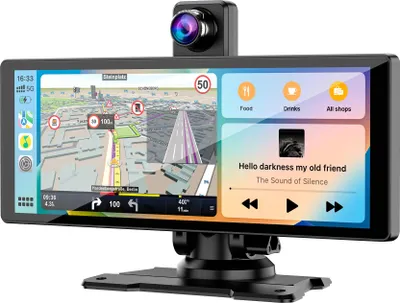 Zdjęcie produktu dla Stacja Multimedialna 10" Android Auto Apple Carplay z DVR i Kamerą Cofania Kruger&Matz