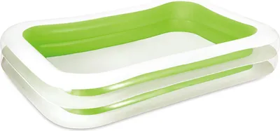Produktbild von Familienschwimmbad Deluxe 2-Ringe 262X175X46 Cm