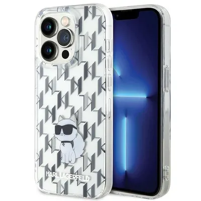 Obrázok produktu pre Karl Lagerfeld Monogram Choupette Case Pre Iphone 15 Pro - Transparentný