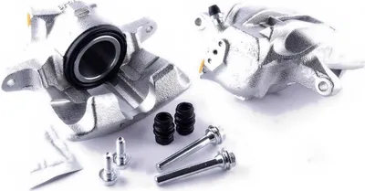 Imagen del producto de Pinza de freno delantera, tipo fijo, con diámetro de 54 mm, marca HELLA, compatible con, entre otros, el VW PASSAT