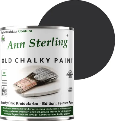 Produktbild von Ann Sterling Kreidefarbe Shabby Chic 750ml - Blacky