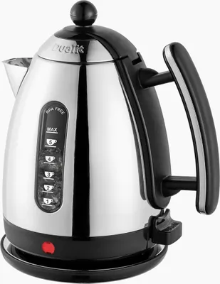 Produktbild von Dualit Lite, 1,5 l, 3000 W, Schwarz, Silber, Edelstahl, Drahtlos