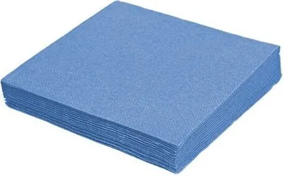 Produktbild von 250x Servietten 33 x 33 cm 1/4 -Falz 2-lagig himmelblau
