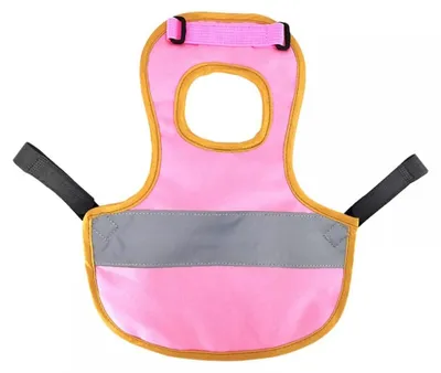 Imagen del producto de Chaleco para aves de corral, ajustable, reflectante, impermeable, para mayor seguridad, adecuado para aves de corral. Incluye una banda reflectante de 5 cm de ancho. Chaleco para aves de corral