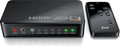 Produktbild von Primewire Ultra HD 4k 5-Port HDMI Umschalter inkl. Fernbedienung 5x HDMI IN / 1x HDMI OUT