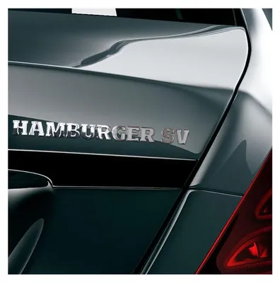Produktbild von Hamburger SV HSV Schriftzug Chrom