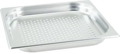 Produktbild von GN Behälter Gastronorm 2/3 40 mm gelocht/perforiert aus Edelstahl GVK ECO