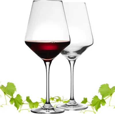 Produktbild von IMPERIAL Rotweingläser 580ml Set 2-Teilig "Athen" Bordeauxgläser aus Crystalline Glas Weinglas Spülmaschinenfest