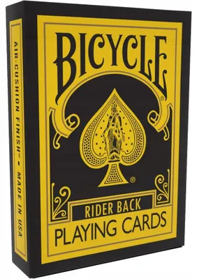 Produktbild von Bicycle Rider Back Reverse Spielkarten Gelb/Schwarz