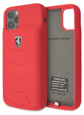 Image de Ferrari iPhone 11 Pro full cover power case lightweight - Rouge