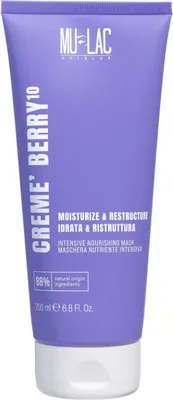 Produktbild von Mulac Cosmetics Creme’Berry 10, 200 ml, Frauen, Sprödes Haar, trockenes Haar, Alle Farben, Feuchtigkeitsspendend, Nährend, Weichmachend, Tube