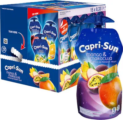 Immagine prodotto di Capri-Sun 2574512000 Capri-Sun Fruchtsaftgetränk Mango, Maracuja 15x 0,33 l