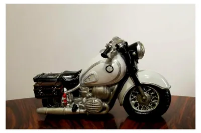 Produktbild von Udo GmbH & Co Spardose Motorrad Bike (Weiss)