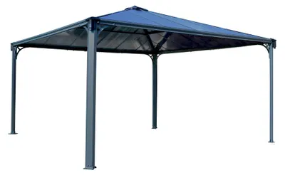 Produktbild von Palram - Canopia Aluminium Pavillon Palermo 4300 Anthrazit 429x429x298 cm