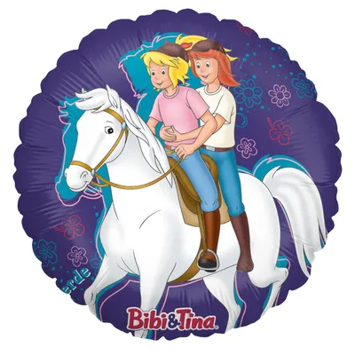 Produktbild von Folienballon Bibi & Tina Ø 45 cm
