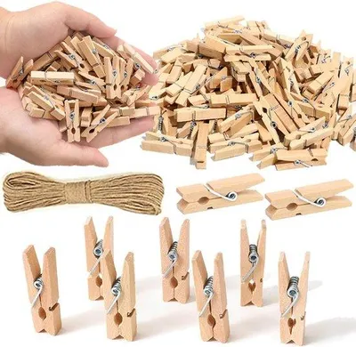 Obrázok produktu pre Miniatúrne farebné sponky na fotografie – ideálne na dekoráciu
