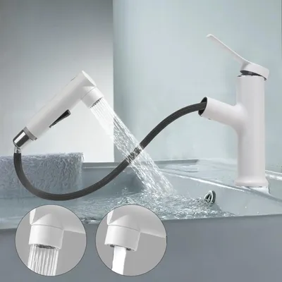 Obrázek produktu pro Výsuvná koupelnová baterie s 3 režimy proudu vody