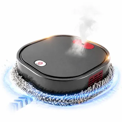 Produktbild von Saugroboter mit Wischfunktion, 3 in1 Roboterstaubsauger mit Sprühfunktion, 3 Reinigungsmodi, Leise & Hinderniserkennung, ideal für Teppich, Tierhaare