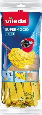 Obrázok produktu pre Vileda Soft rýchlo utieracia hlava 30 % mikrovlákno (s odrážadlom)