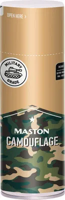 Produktbild von Sprühlack Maston Camouflage stumpfmatt RAL1001 beige 400 ml