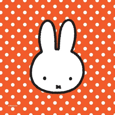 Zdjęcie produktu dla serwetki Miffy 20 sztuk czerwone 33 x 33 cm