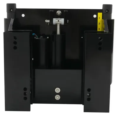 Image de Support de moteur marin - Plaque de levage hydraulique pour moteur hors-bord - 2,8 t / 2 800 kg - jusqu'à 300 ch - Noir