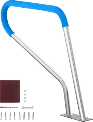 Produktbild von Pool Handlauf 100kg Haltegriff Pooleinstieg Einstieghilfe 990x100x812mm