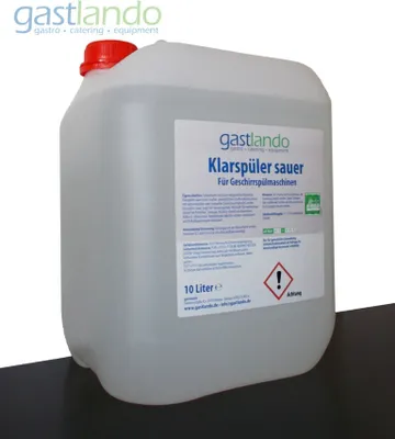 Produktbild von Klarspülmittel Glanzrreiniger 10 Liter für gewerbliche Spülmaschinen