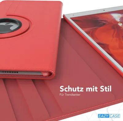Produktbild von EAZY CASE - Tablet Hülle für Apple iPad Pro 10,5" (2017) Schutzhülle, Tablet Case 360° drehbar in Rot