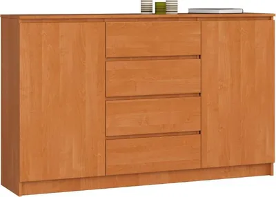 Produktbild von BDW, Kommode mit 4 Schubladen, 160x40x99 cm, K160, Erle