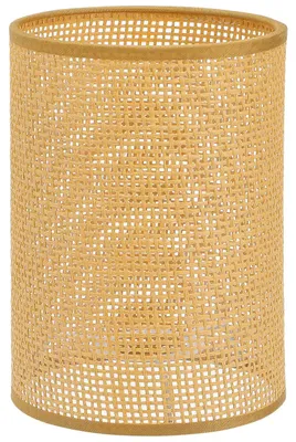 Rotan Lampenkap E27 Gewebt für Tischlampe, 20,5 cm