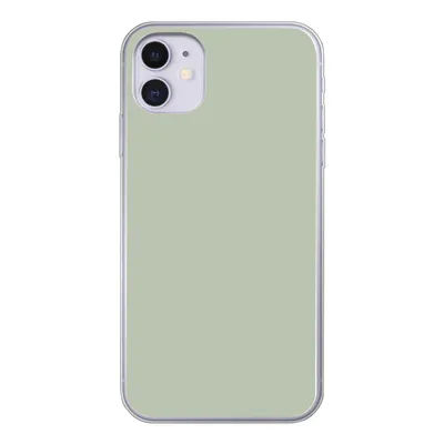 Produktbild von MuchoWow® Handyhülle Schutzhülle Hülle für iPhone 11 Farbe - Mintgrün - Innenausstattung Silikon Softcase Handy Hülle - Handytasche