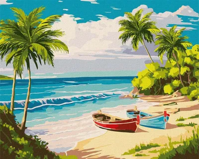 Imagen del producto de Cuadro para pintar por números, tamaño 40x50. Sugerencia para el marco