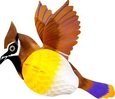 Produktbild von Wabenball Vogel Dekoration 40cm