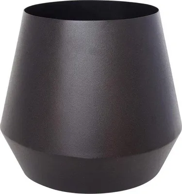 Produktbild von Schwarze Metall-Blumenpfanne Ø22 cm, Gartenpflanzen