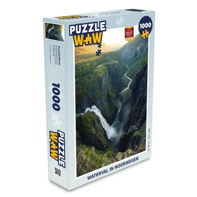 Obrázok produktu pre MuchoWow® Puzzle 1000 ks Vodopád v Nórsku