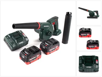 Imagen del producto de Soplador sin cable Metabo AG 18 18 V + 2x batería LiHD 8,0Ah + cargador